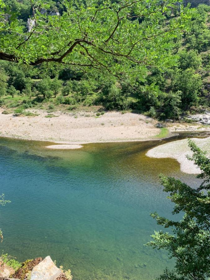 Chambre voûtée avec Bain Finlandais privé Manoir Du Charme Gorges Du Tarn Causses Quezac  Esterno foto