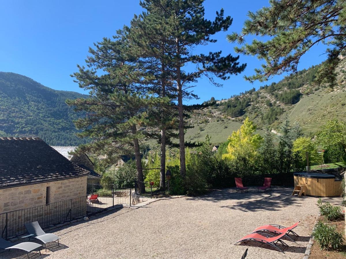 Chambre voûtée avec Bain Finlandais privé Manoir Du Charme Gorges Du Tarn Causses Quezac  Esterno foto