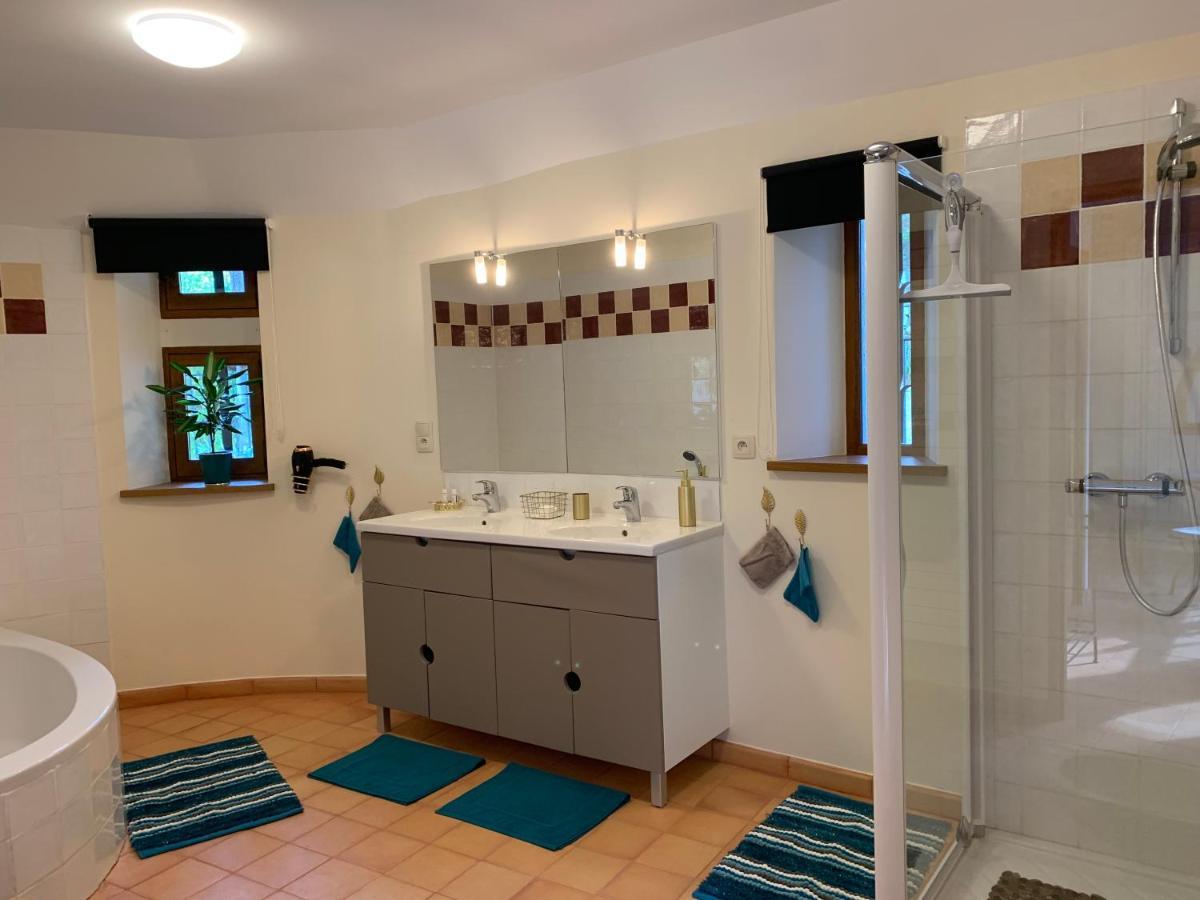 Chambre voûtée avec Bain Finlandais privé Manoir Du Charme Gorges Du Tarn Causses Quezac  Esterno foto